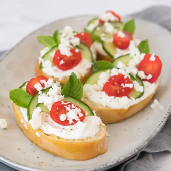 Griekse bruschetta