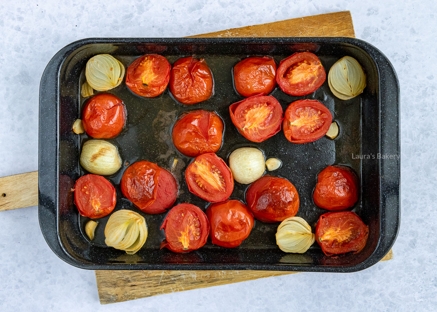 Tomaten roosteren in de oven voor tomatensoep